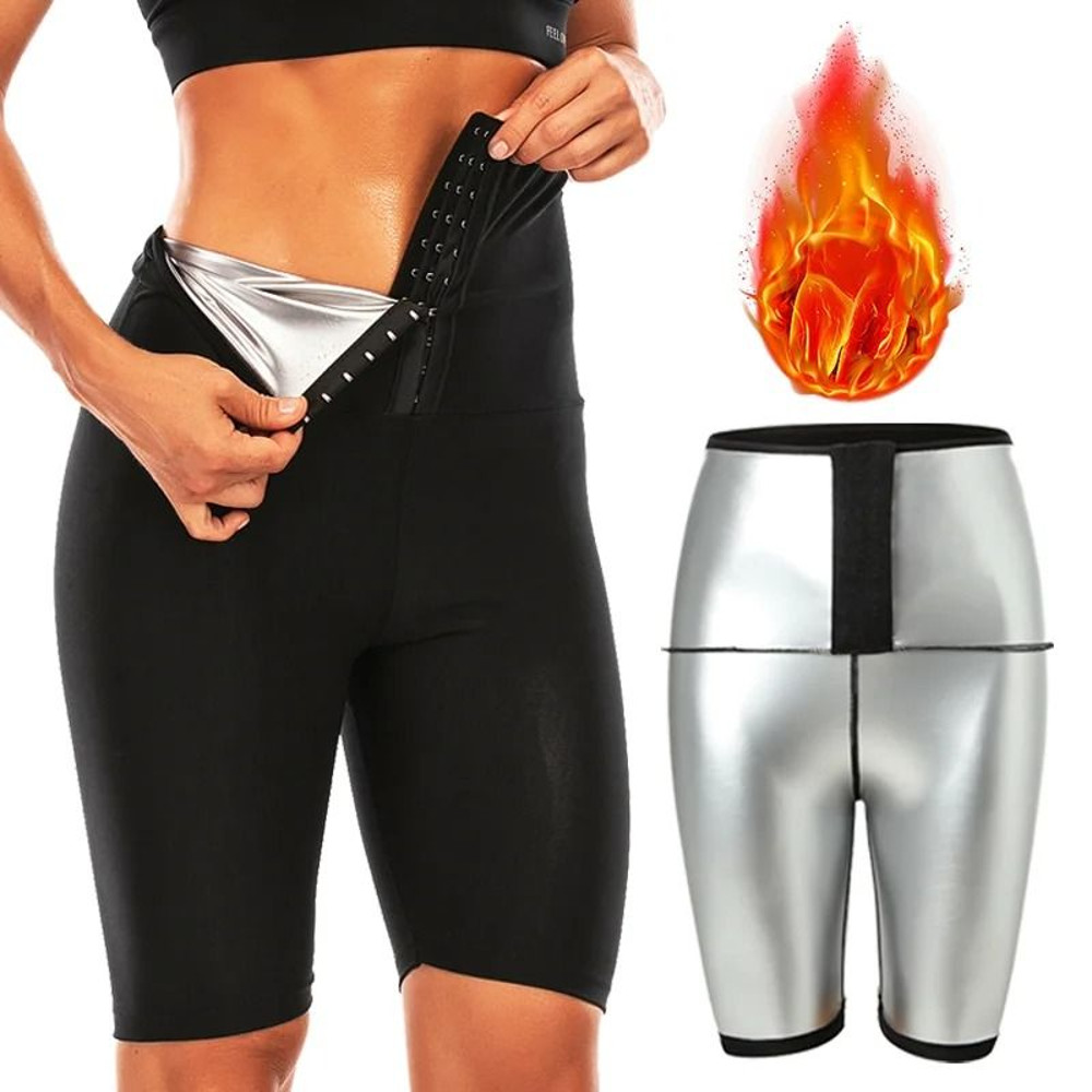 Women Sauna Pants Shaper Hot Sweat Slimming Shorts For Fitness And Workout 0