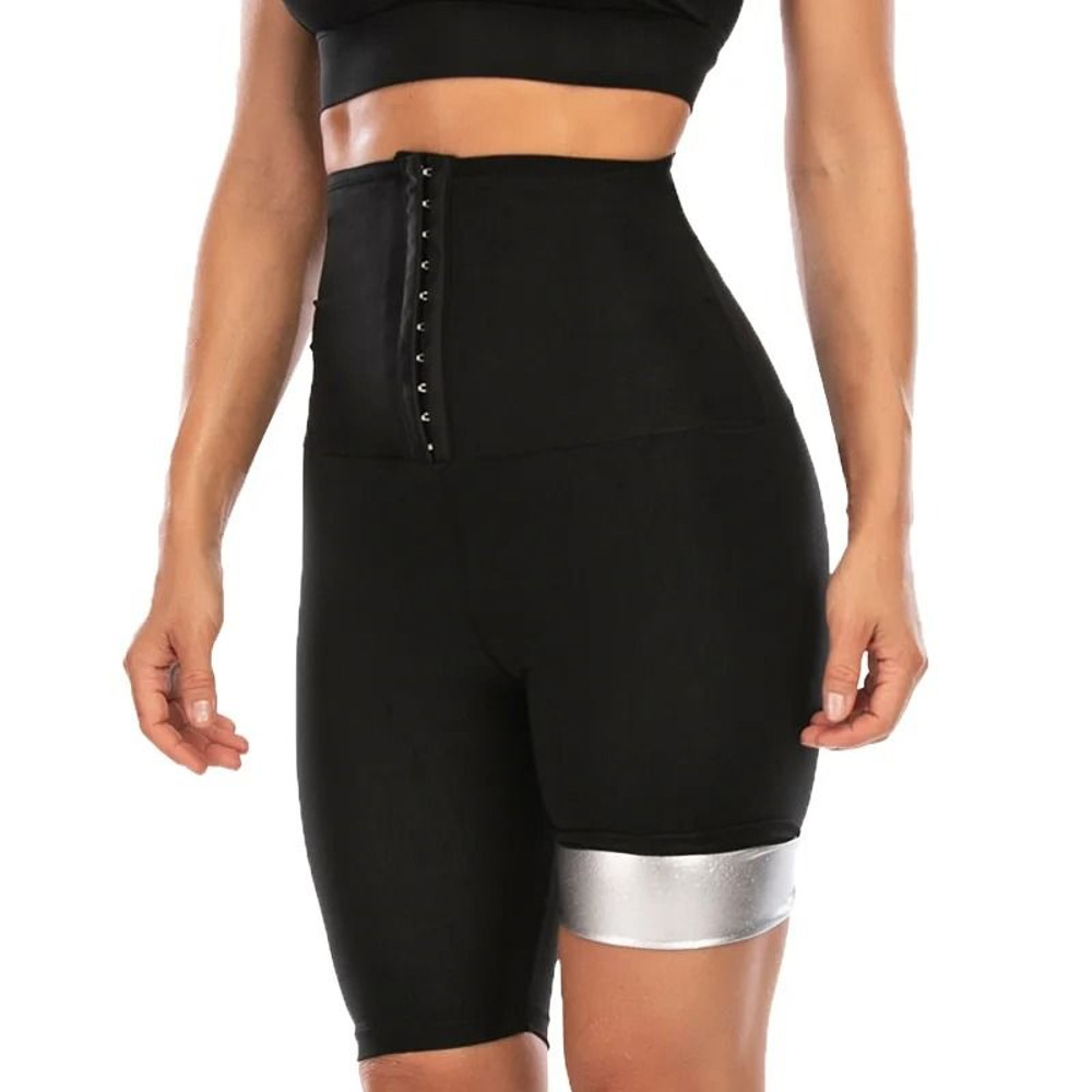 Women Sauna Pants Shaper Hot Sweat Slimming Shorts For Fitness And Workout 2