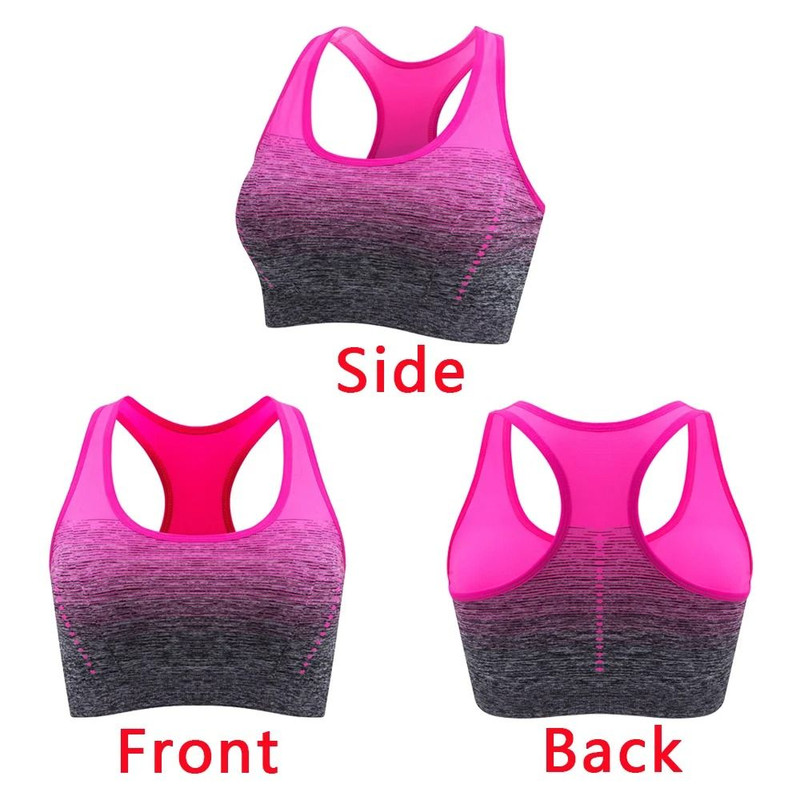 Women Sports Bra Breathable Shock Absorbing Yoga Fitness Vest 3