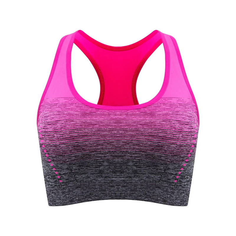 Women Sports Bra Breathable Shock Absorbing Yoga Fitness Vest 8