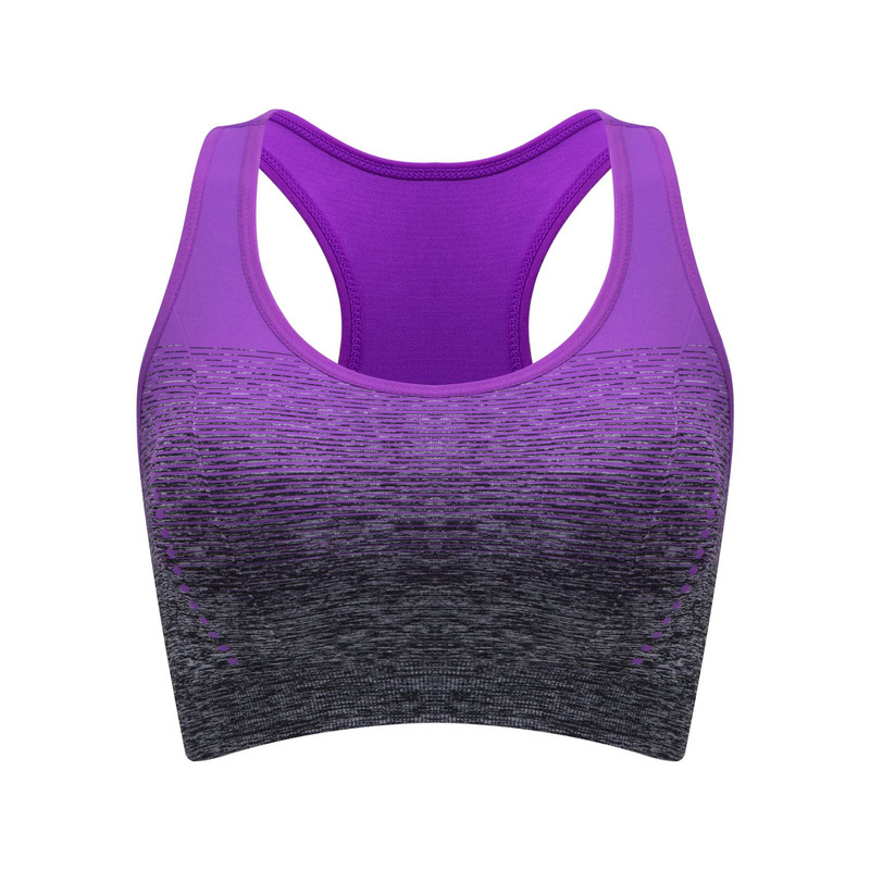 Women Sports Bra Breathable Shock Absorbing Yoga Fitness Vest 7