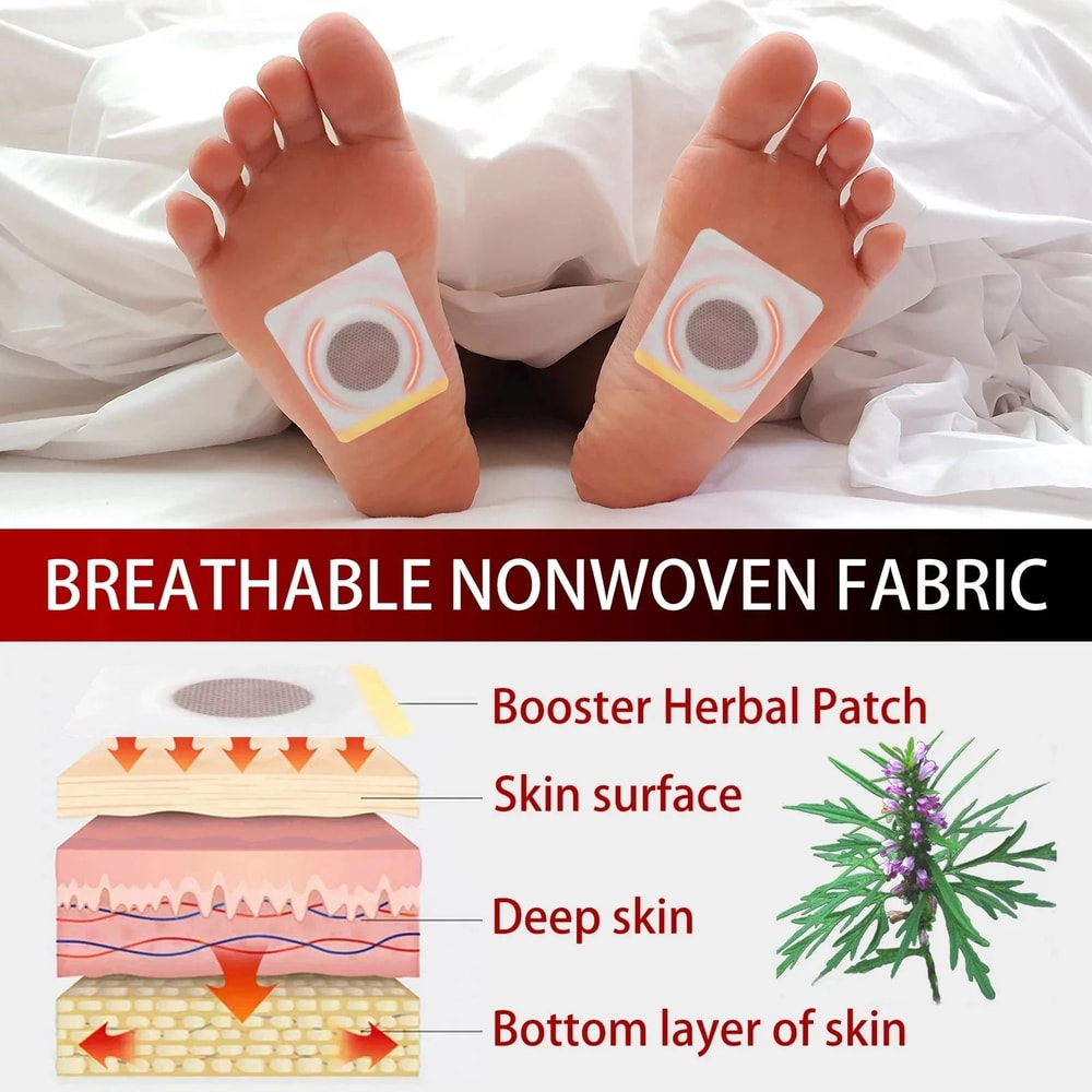 Height Increase Foot Patch Natural Herbal Bone Growth Foot Health Care 1