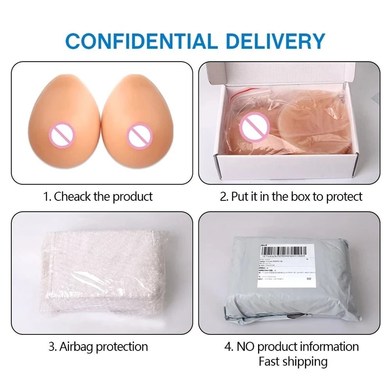 Silicone Fake Breast Forms Realistic Transgender Drag Queen Crossdress Cosplay 1