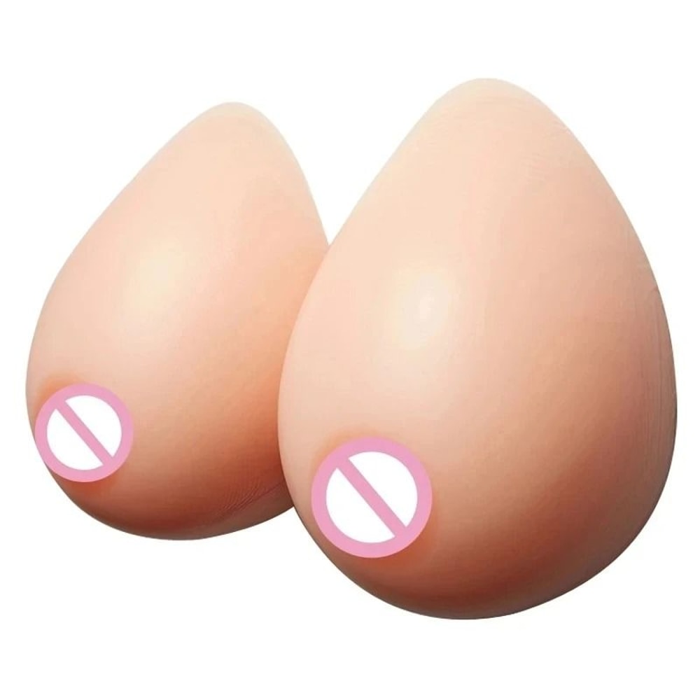 Silicone Fake Breast Forms Realistic Transgender Drag Queen Crossdress Cosplay 5