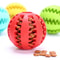 Rubber Dog Ball Toy For Puppy And Large Dogs Tooth Cleaning Chew Ball 2