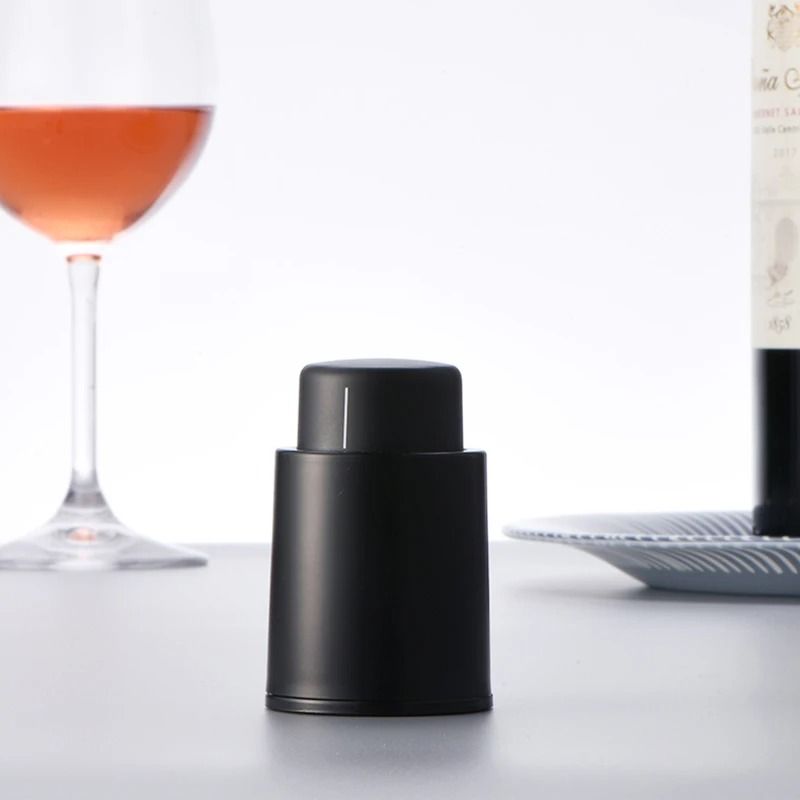 Wine Bottle Vacuum Saver Pump With Seal Cap Date Scale 1