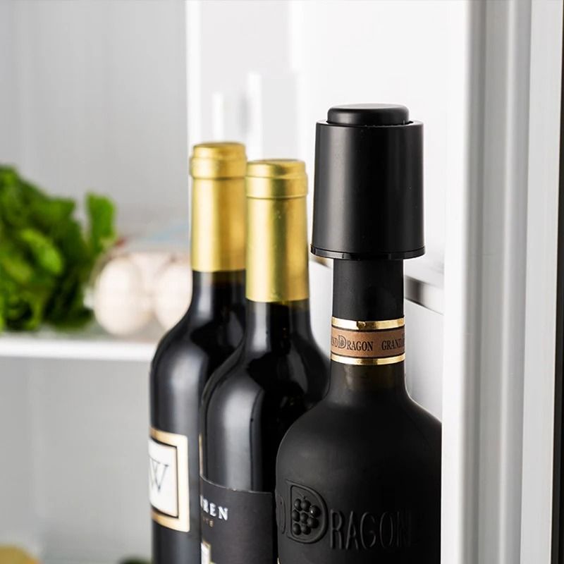 Wine Bottle Vacuum Saver Pump With Seal Cap Date Scale 5