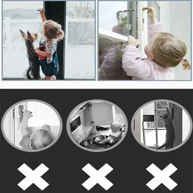 Universal Door Lever Lock For Children Baby Safety Protection 3