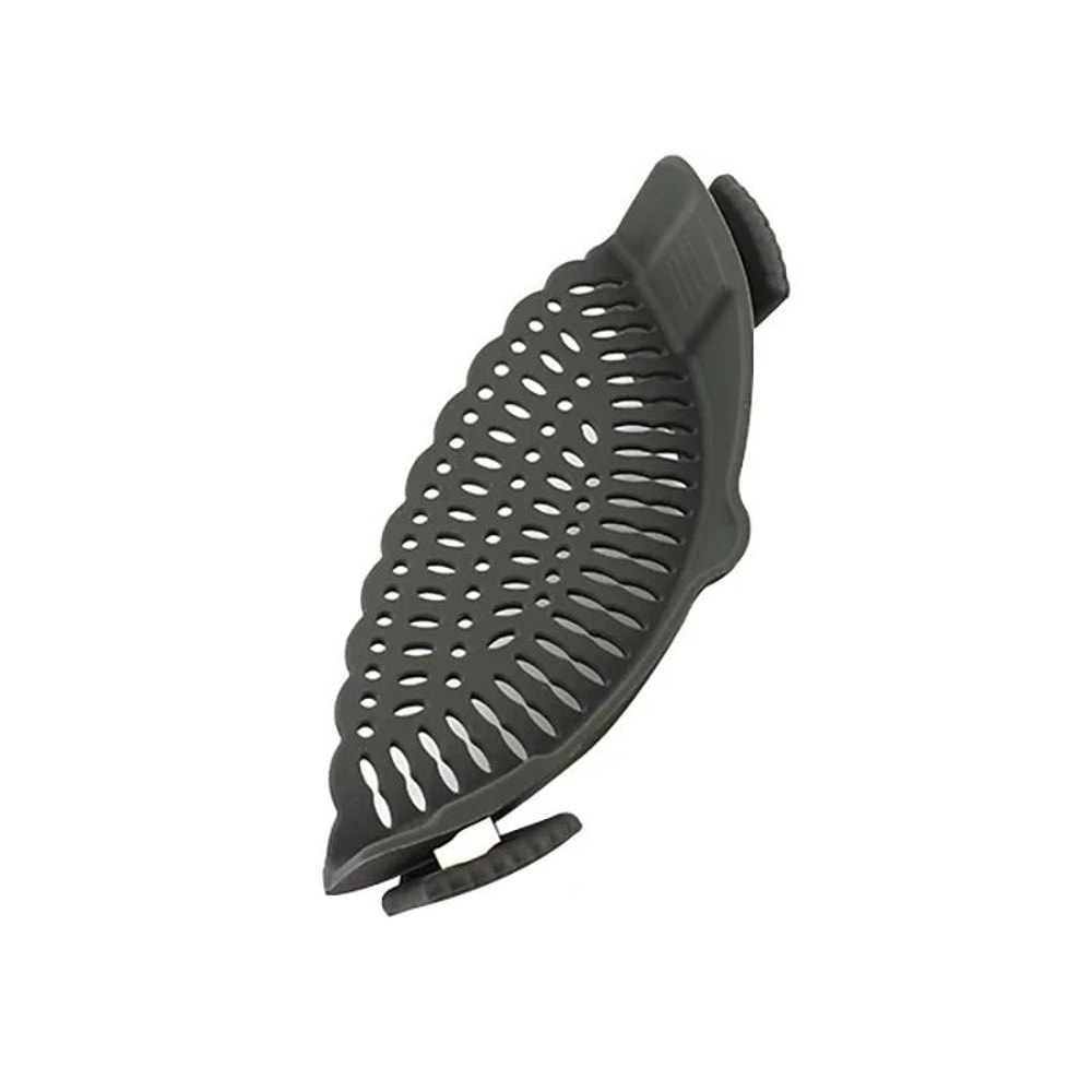 Universal Silicone Clip On Pan Pot Strainer For Pasta Fruit And Vegetables 8