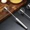 Stainless Steel Hand Pressure Egg Beater Self Turning Whisk 4