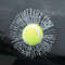 3D Sports Ball Car Window Sticker Broken Glass Decal 9