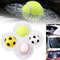 3D Sports Ball Car Window Sticker Broken Glass Decal 1