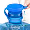 Reusable Silicone Water Bottle Cover With Non Spill Cap 0