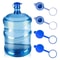 Reusable Silicone Water Bottle Cover With Non Spill Cap 4