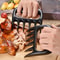 2 Piece Bear Claw Meat Separator Shredder Fork For BBQ And Kitchen 0