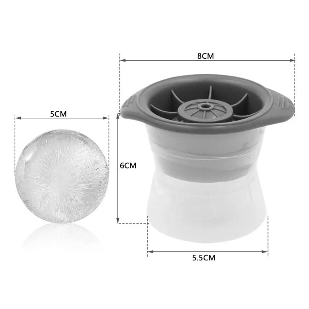 Large 5cm Round Ice Ball Maker Mold For Whiskey And Cocktails 1