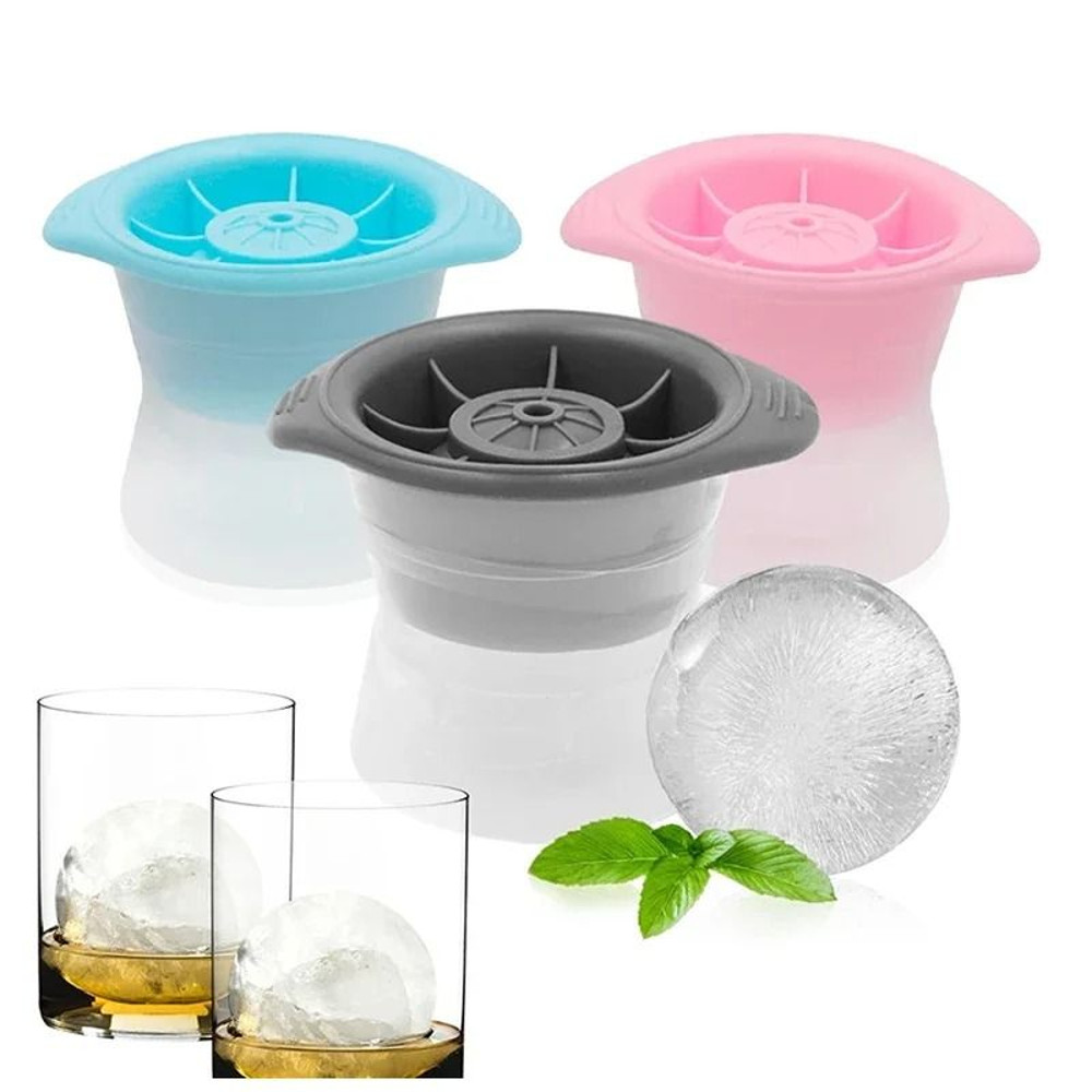 Large 5cm Round Ice Ball Maker Mold For Whiskey And Cocktails 4