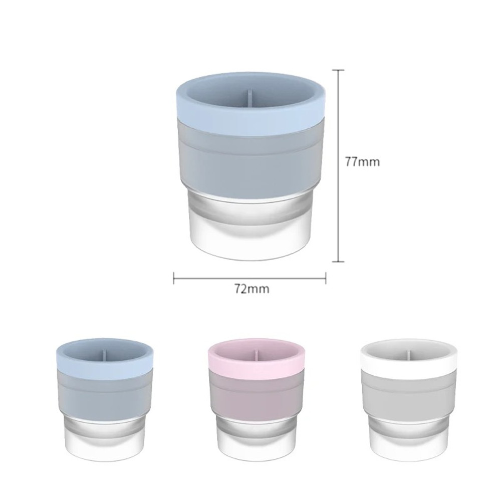 Silicone Round Ice Mold Maker For Whiskey And Cocktails 4