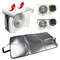 Rainproof Temperature Reducing Air Conditioning Cover Waterproof Sun Proof Heat Insulating Top Prot 0