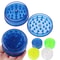40mm Plastic Three Layer Herb Grinder Spice Crusher 0