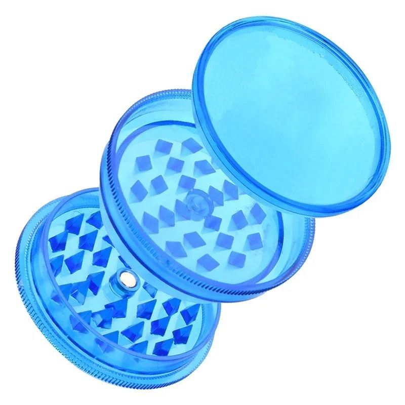 40mm Plastic Three Layer Herb Grinder Spice Crusher 2