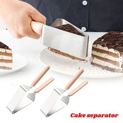 stainless steel cake slicer cutter tongs cake server