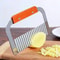 Kitchen Wavy Potato Cutter Stainless Steel Slicer For Vegetables 1