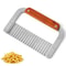 Kitchen Wavy Potato Cutter Stainless Steel Slicer For Vegetables 3