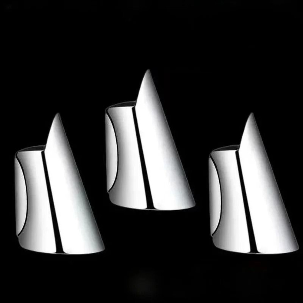 Stainless Steel Finger Protector Sleeve For Garlic And Vegetable Handling 6