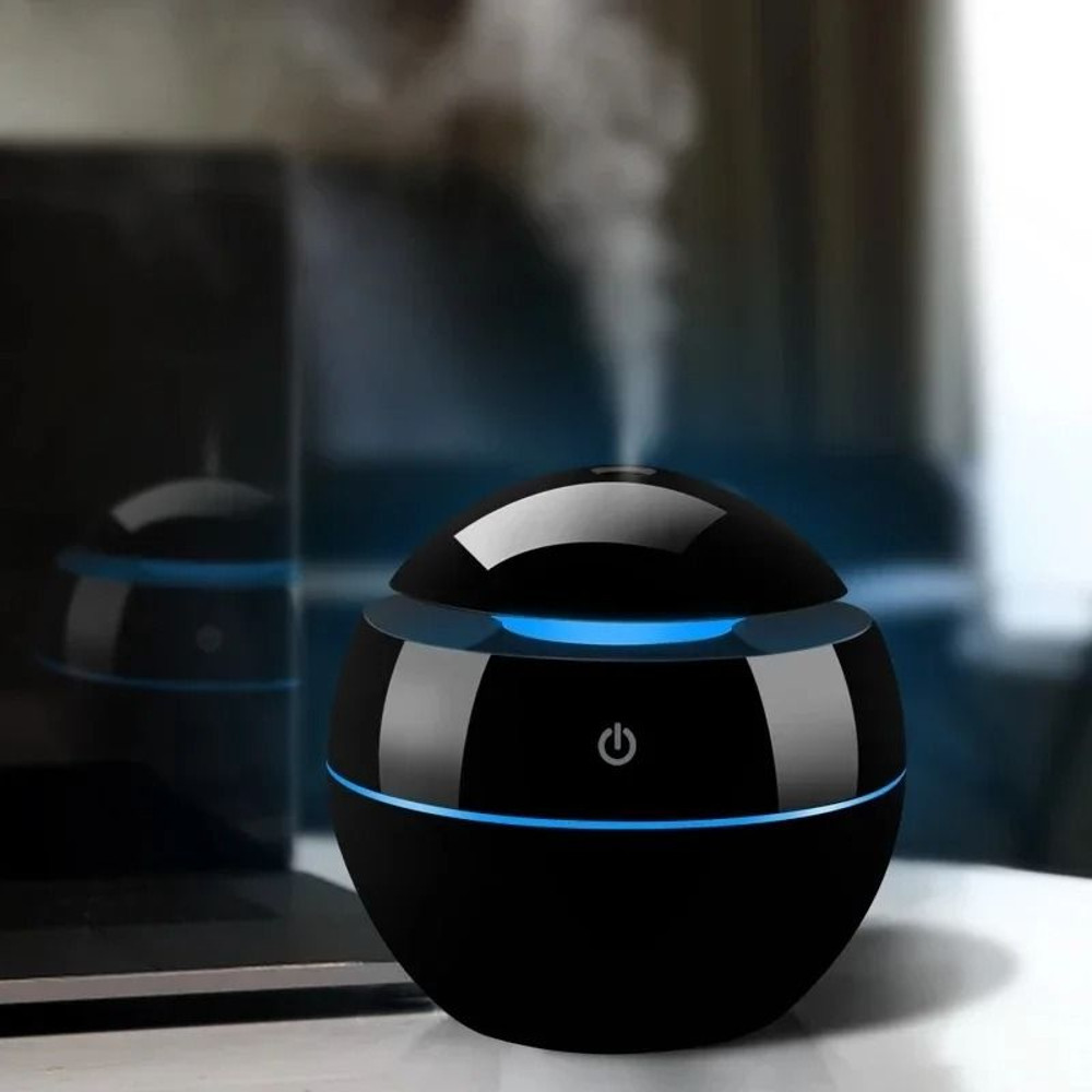 Ultrasonic Quiet Large Aromatherapy Cold Mist Humidifier Wood Grain Aroma Diffuser 0