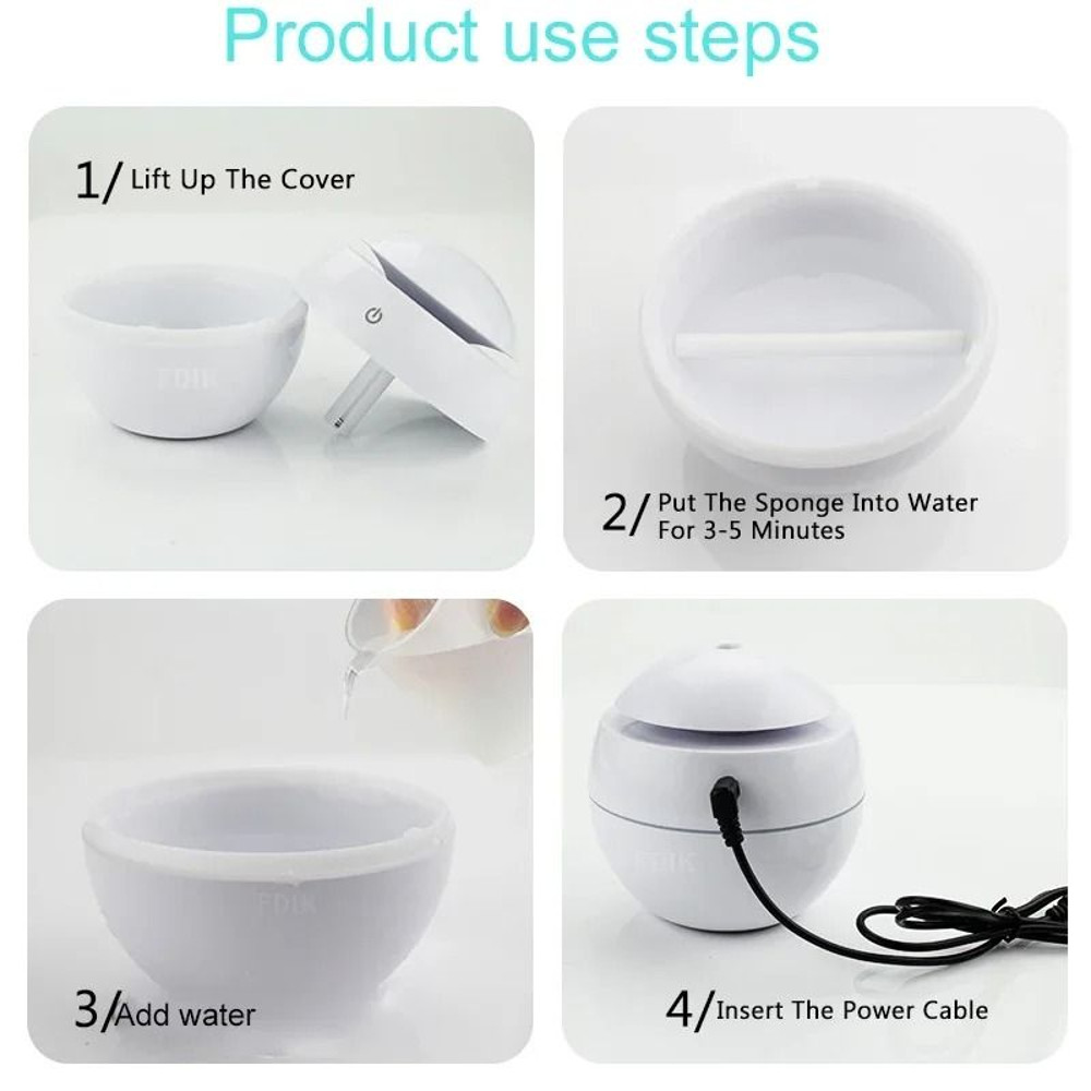 Ultrasonic Quiet Large Aromatherapy Cold Mist Humidifier Wood Grain Aroma Diffuser 4