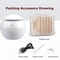 Ultrasonic Quiet Large Aromatherapy Cold Mist Humidifier Wood Grain Aroma Diffuser 5