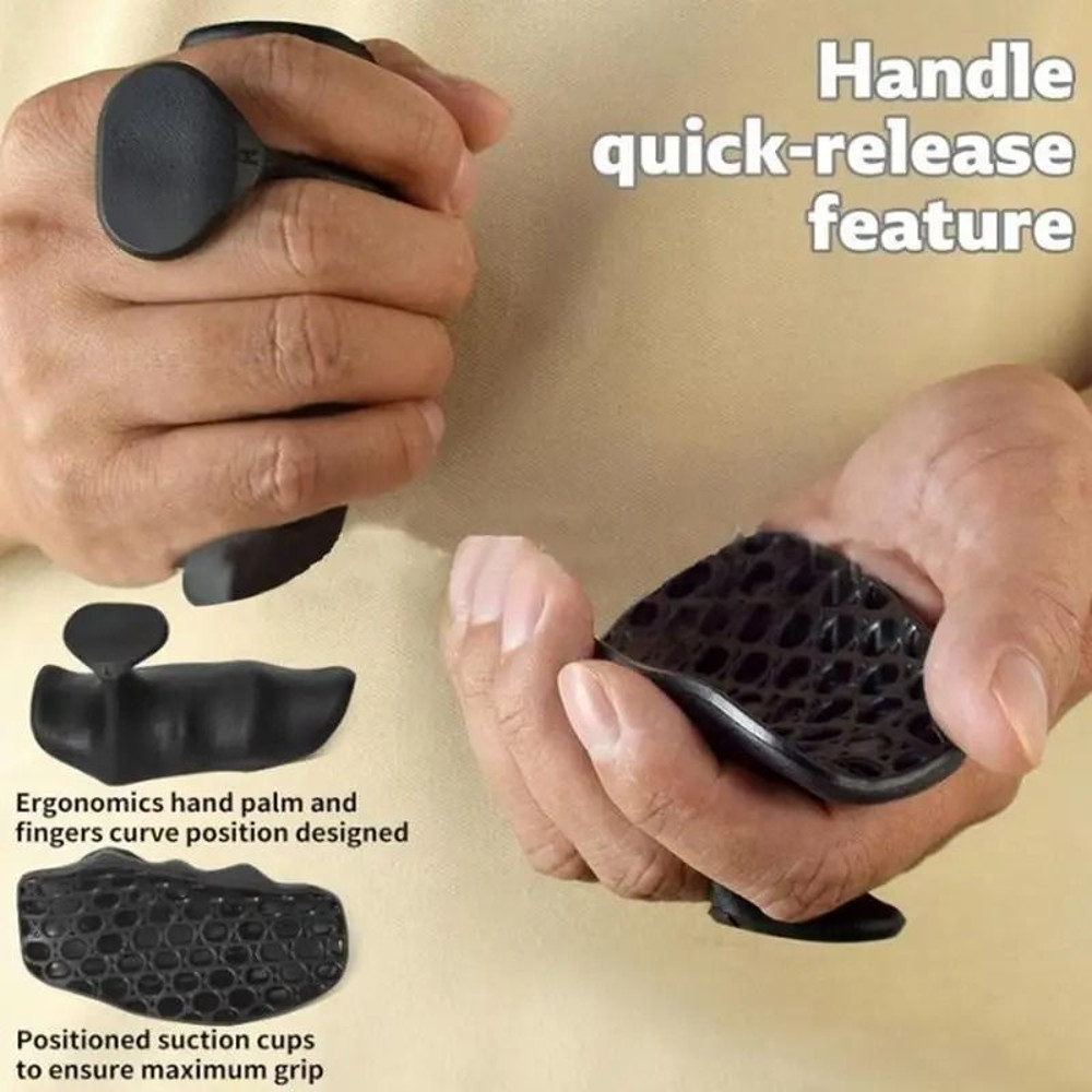 Silicone Weight Lifting Grip Pads For Dumbbells And Pull Ups 2