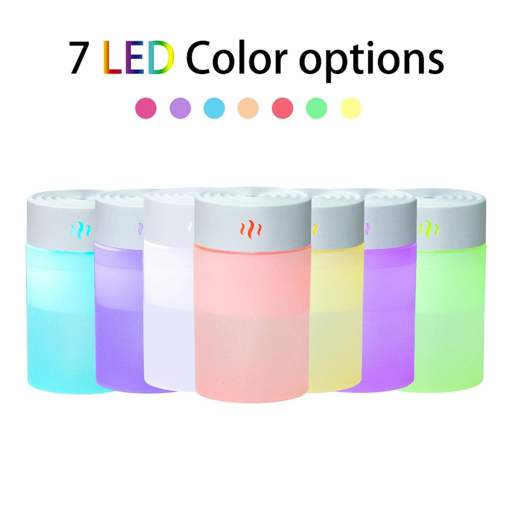 USB Air Humidifier 260ml Wood Grain Aroma Diffuser 7