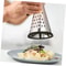Stainless Steel Cone Grater With Handle For Cheese Fruits And Veggies 3
