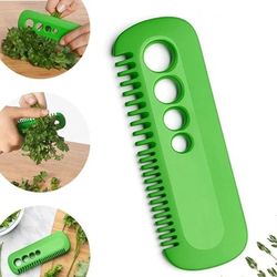 multifunctional herb leaf stripper and vegetable cutter tool