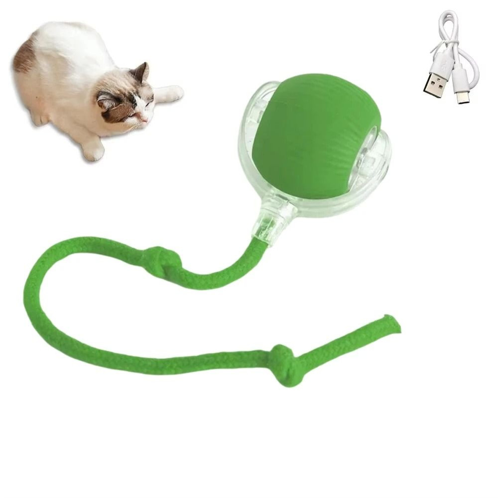 Automatic Rolling Ball Pet Toy Charging Smart Cat Dog Chase Toy 10