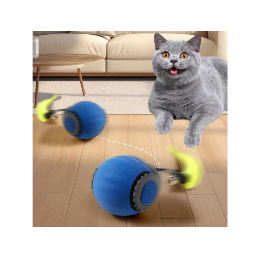 Automatic Rolling Ball Pet Toy Charging Smart Cat Dog Chase Toy 17