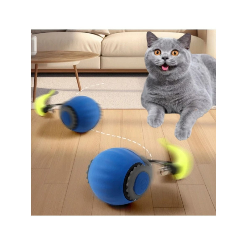 Automatic Rolling Ball Pet Toy Charging Smart Cat Dog Chase Toy 17