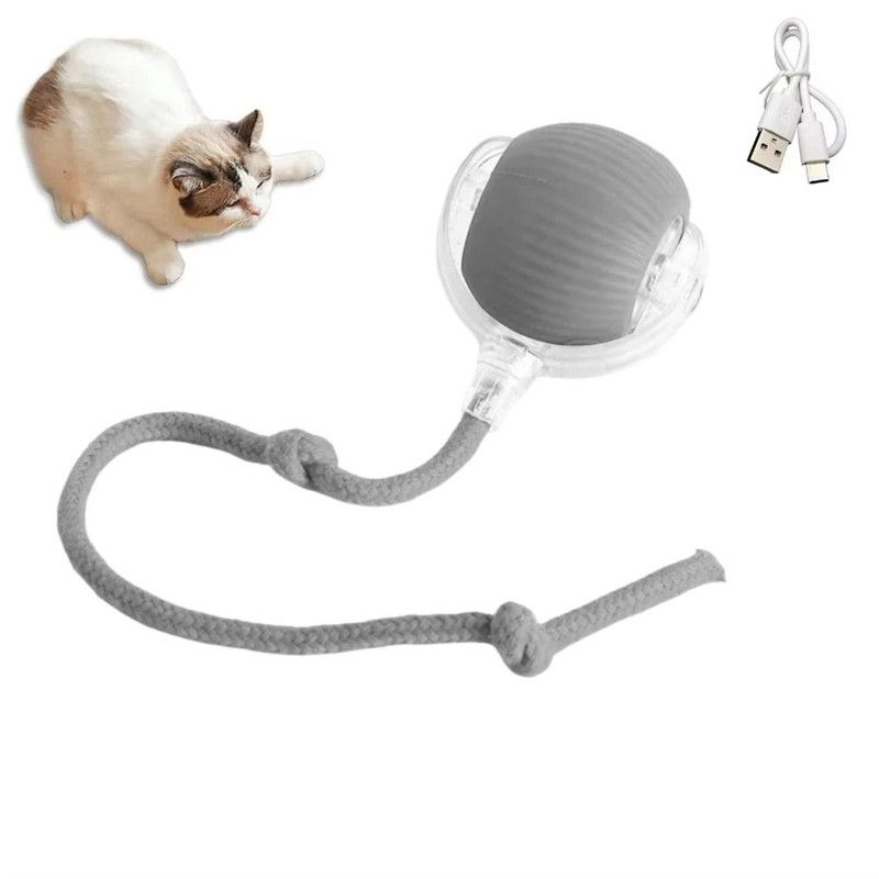 Automatic Rolling Ball Toy For Cats And Dogs USB Rechargeable 13