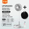 P10 10800mAh Folding Portable Fan USB Rechargeable Desk Floor Fan 8