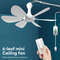 USB Fan Silent 6 Blade Hanging Fan For Camping Outdoor Use 0