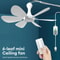 USB Fan Silent 6 Blade Hanging Fan For Camping Outdoor Use 0