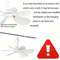 USB Fan Silent 6 Blade Hanging Fan For Camping Outdoor Use 4