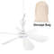 USB Fan Silent 6 Blade Hanging Fan For Camping Outdoor Use 8