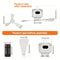 Portable Ceiling Fan 8000mAh Rechargeable Camping Fan With LED Light And Remote Control 5