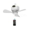 Portable Ceiling Fan 8000mAh Rechargeable Camping Fan With LED Light And Remote Control 6