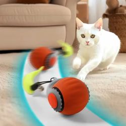 cat interactive rolling ball toy usb rechargeable smart pet electric toy