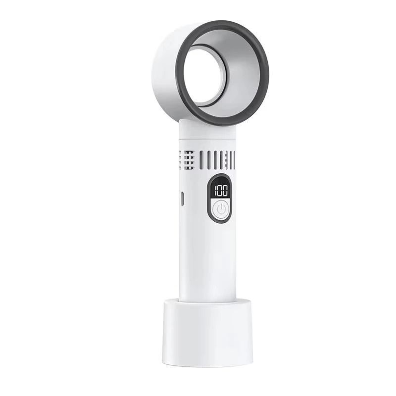 100 Level Bladeless Fan USB Rechargeable Portable Handheld Cooling Fan 8