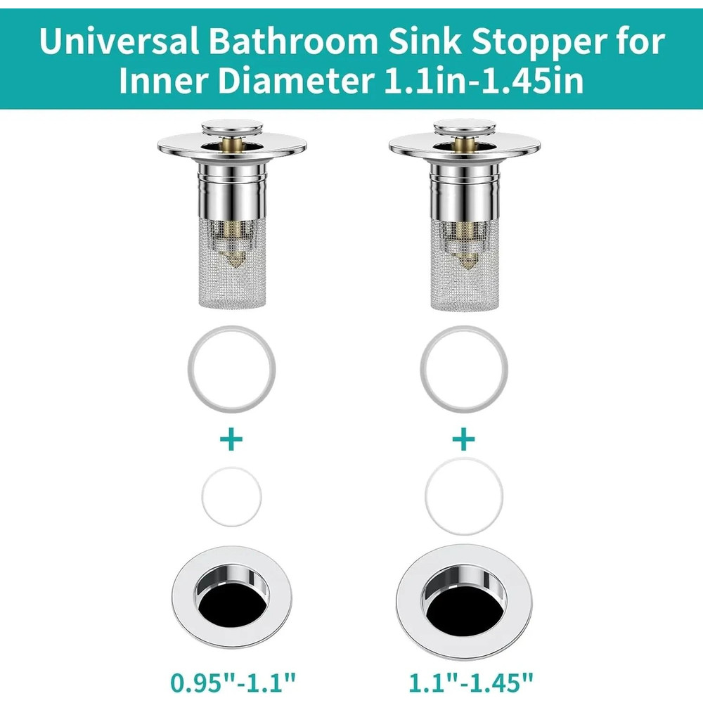 Sink Drain Filter Plug Hair Catcher And Stopper For Kitchen And Bathroom 1